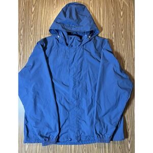 LL BEAN The Weather Channel 3 in 1 Blue Jacket/Parka Men's Large